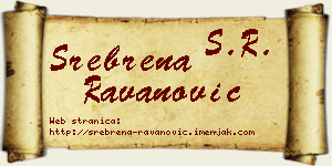 Srebrena Ravanović vizit kartica